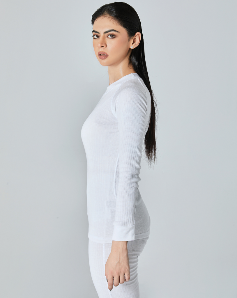 Thermal Shirt Women White